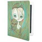 Fan etui iPad (Owl Girl)